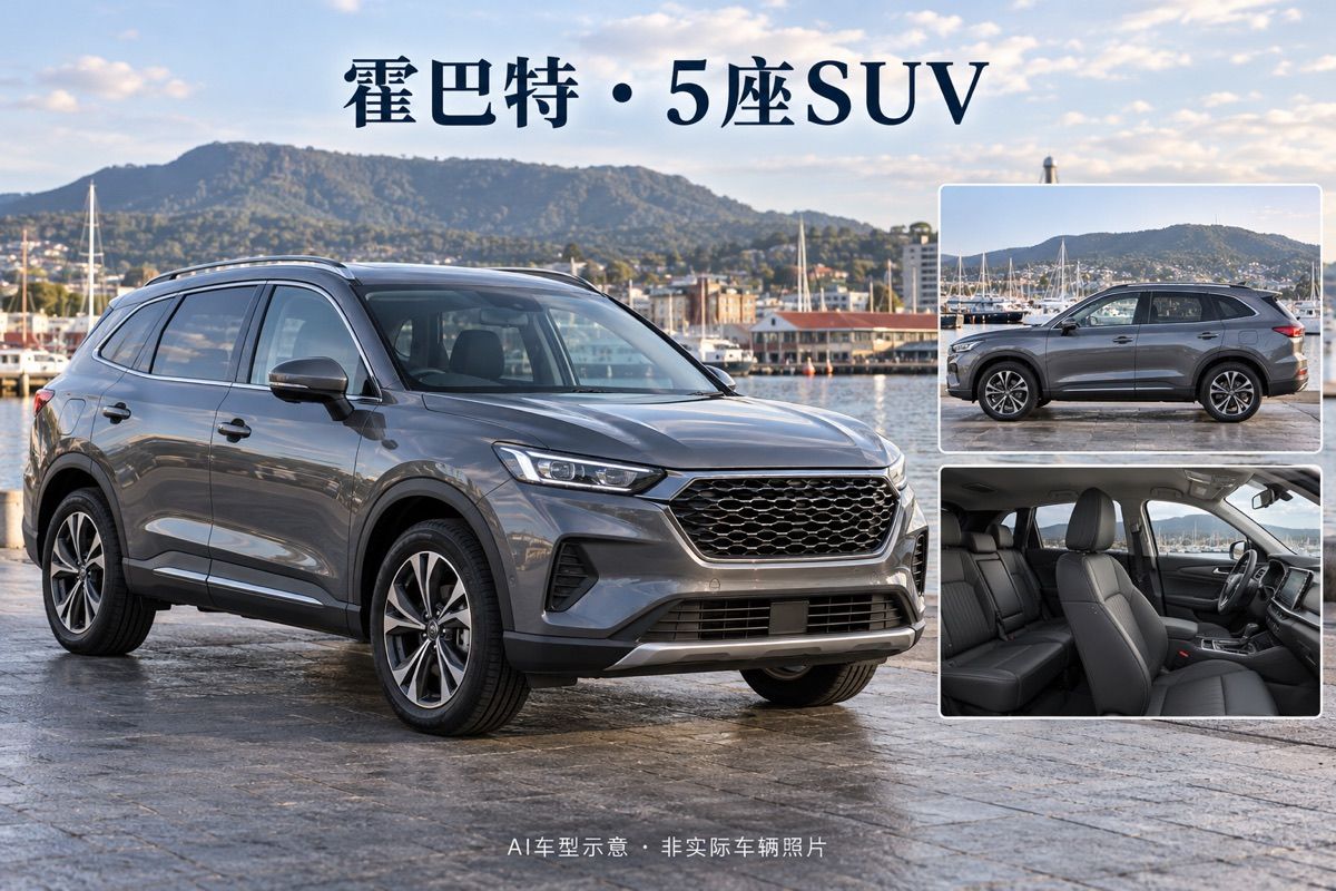 霍巴特5座SUV中文包車｜最多4人｜一日私人用車