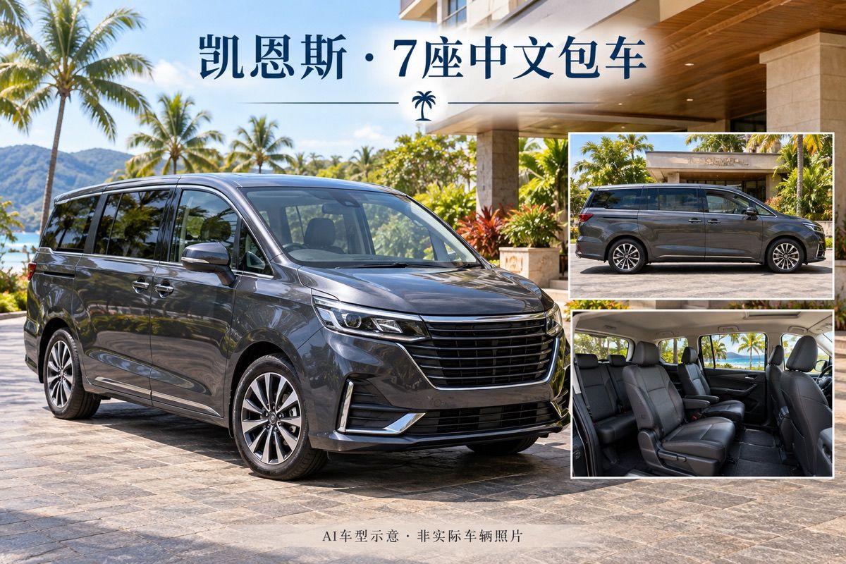 凱恩斯7座中文司機包車｜最多6人｜10小時私享行程