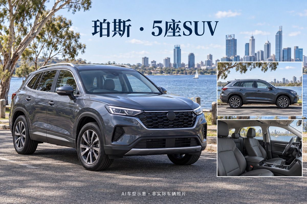珀斯5座中文司機包車｜最多4人｜10小時私人行程